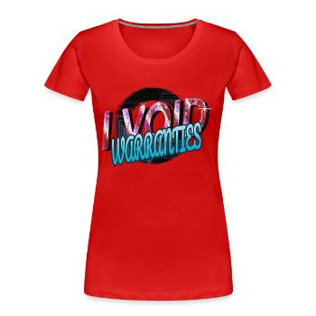 baseballsweatshirt a mechanical engineer tshirts - Women's Premium Organic T-Shirt - red - Front - Mia (176cm)