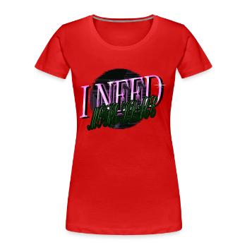 Cool Astronomy Tshirt Happy Astronomy Lovers Geek - T-shirt bio Premium Femme - rouge - Devant - Mia (176cm)