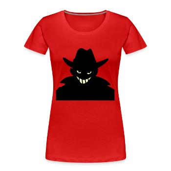 Agent XXy - Frauen Premium Bio T-Shirt - Rot - Vorne - Mia (176cm)