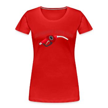 Blutgruppe Super Plus - Frauen Premium Bio T-Shirt - Rot - Vorne - Mia (176cm)