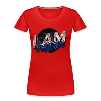 activist tshirts birthday present idea cool design - Frauen Premium Bio T-Shirt - Rot - Vorne - Mia (176cm)