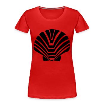 Saint Jacques - Women's Premium Organic T-Shirt - red - Front - Mia (176cm)