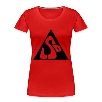 LSD Snake__V002 - Women's Premium Organic T-Shirt - red - Front - Mia (176cm)