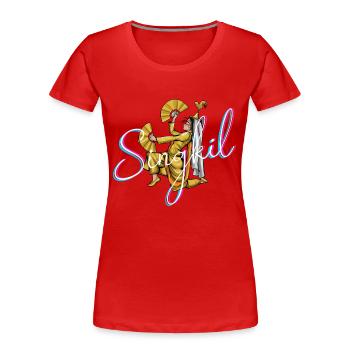 Philippinen Filipina Stolz Flagge Pinay I Geschenk - Frauen Premium Bio T-Shirt - Rot - Vorne - Mia (176cm)