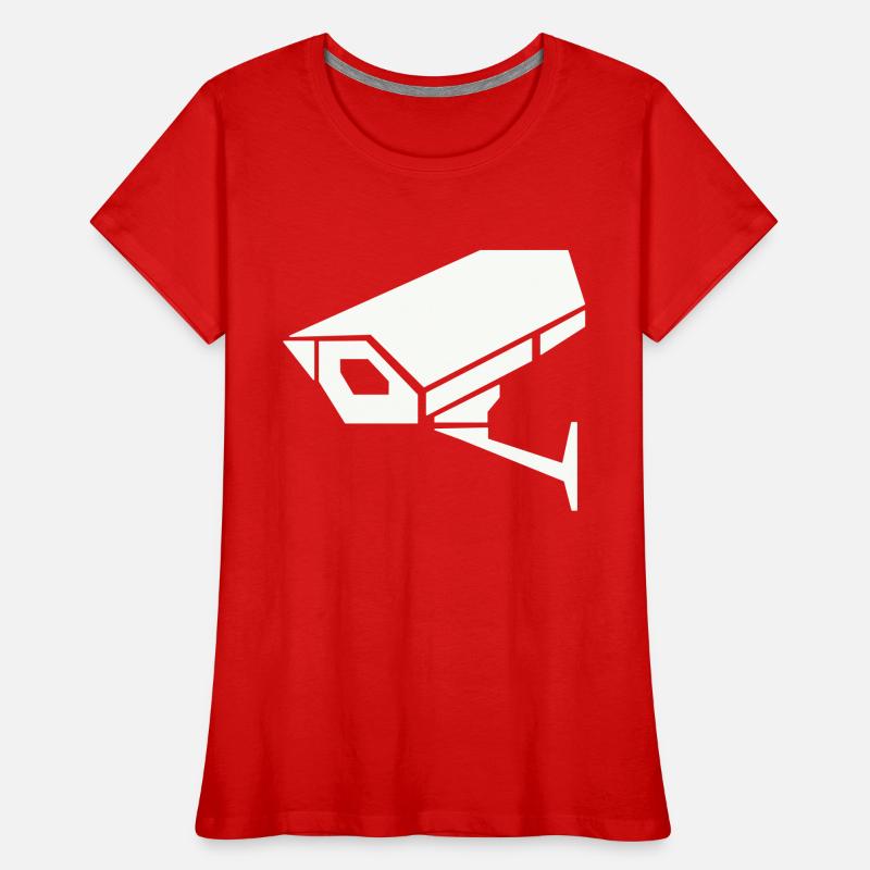 Surveillance camera Women's Premium Organic T-Shirt