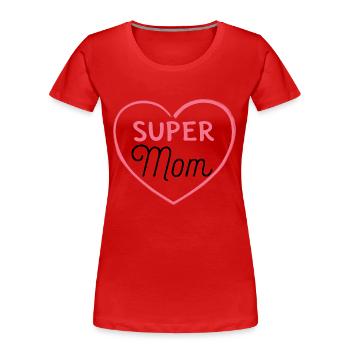 Muttertag Mama Mutterschaft Geschenk Mama Mama - Frauen Premium Bio T-Shirt - Rot - Vorne - Mia (176cm)