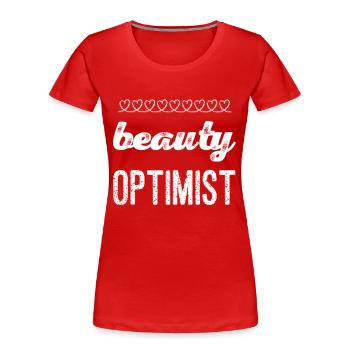 Geschenkidee Braut - Frauen Premium Bio T-Shirt - Rot - Vorne - Mia (176cm)