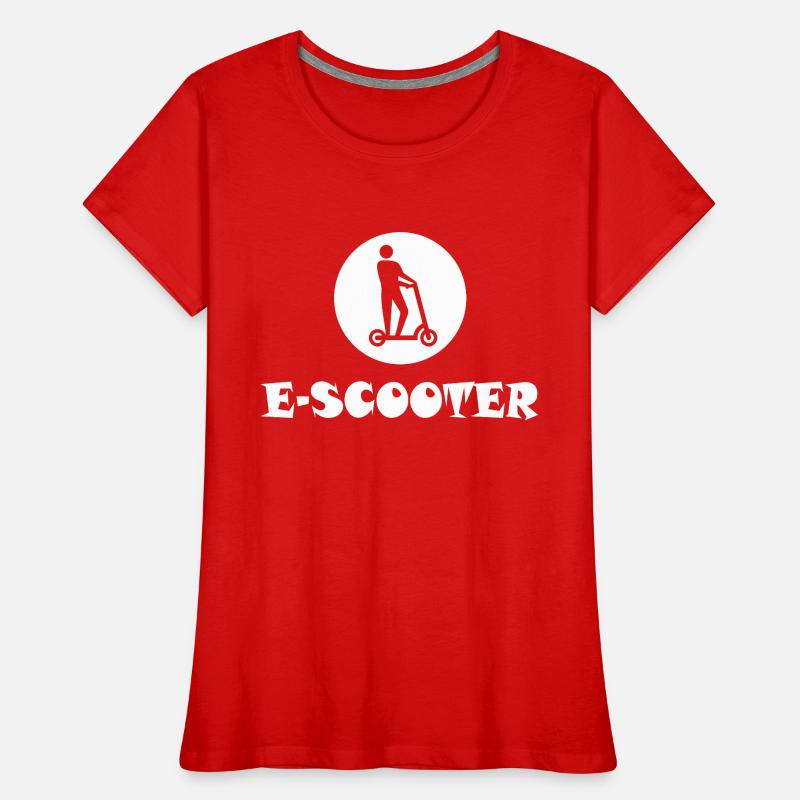 E-Scooter E-Roller Scooter Women's Premium Organic T-Shirt