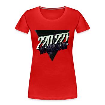 Ingénieur Electronique Geek Électricien Electrique - T-shirt bio Premium Femme - rouge - Devant - Mia (176cm)