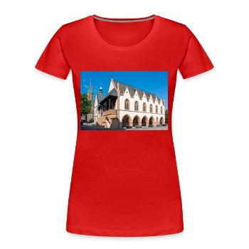 The Imperial Palace of Goslar (Kaiserpfalz) Goslar - Women's Premium Organic T-Shirt - red - Front - Mia (176cm)