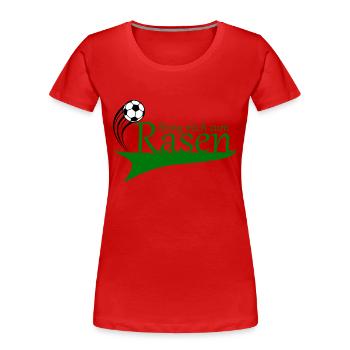 Bring mich zum Rasen - Frauen Premium Bio T-Shirt - Rot - Vorne - Mia (176cm)
