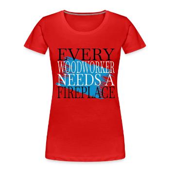 Cutter Carpenter Girl Tshirts - Women's Premium Organic T-Shirt - red - Front - Mia (176cm)