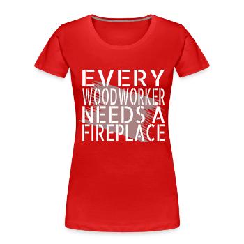 a carpenters prayer tshirts best present idea - Women's Premium Organic T-Shirt - red - Front - Mia (176cm)