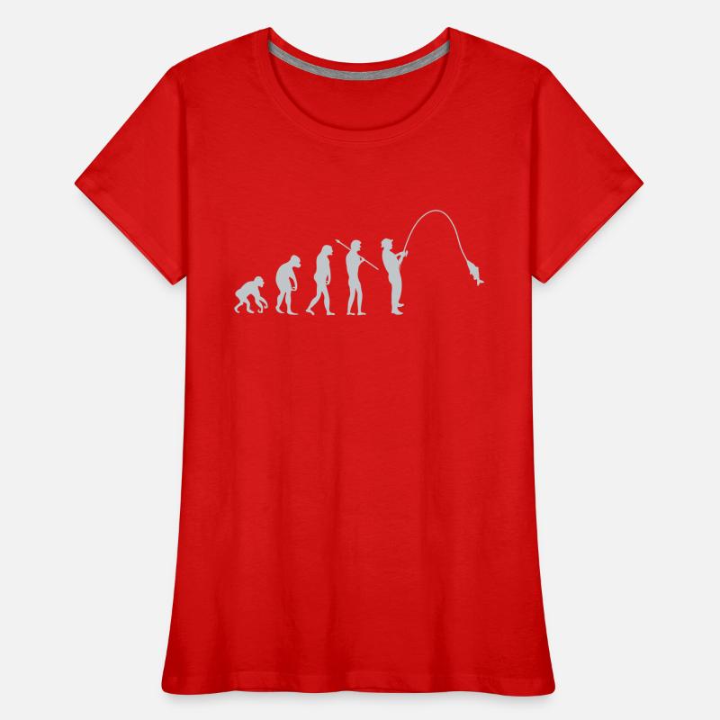 Évolution de la pêche T-shirt bio Premium Femme