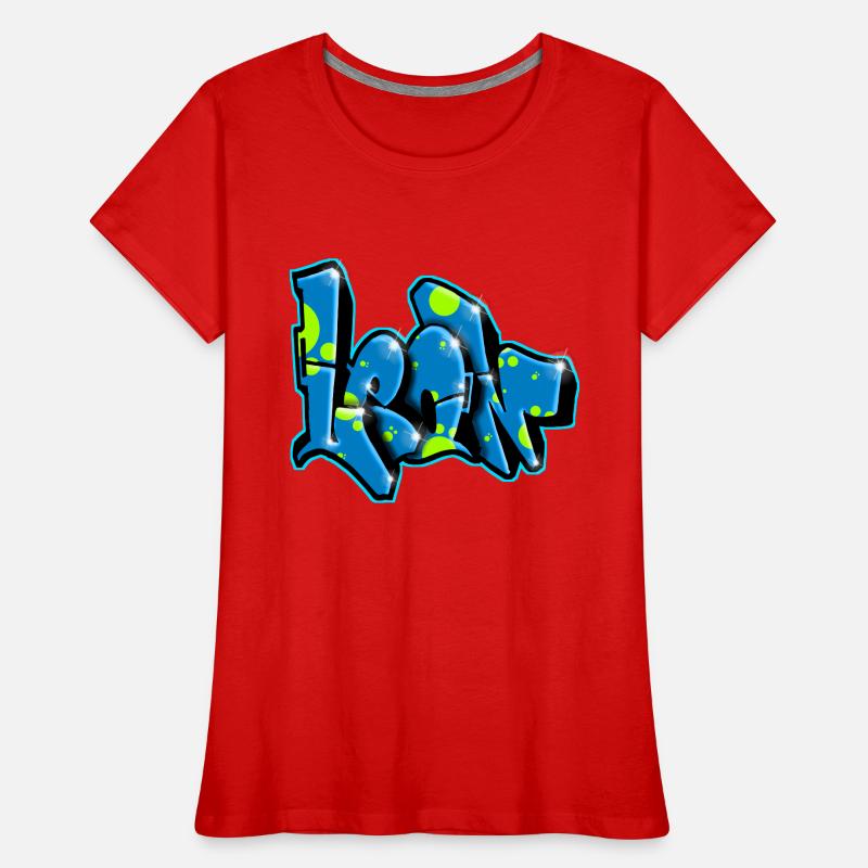 Leon Graffiti Name Printable on Everything Women's Premium Organic T-Shirt