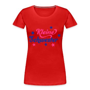 Baby - Frauen Premium Bio T-Shirt - Rot - Vorne - Mia (176cm)