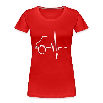 Unimog - Oldtimer - Universal motor device - Women's Premium Organic T-Shirt - red - Front - Mia (176cm)
