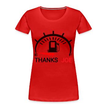 Joe red - Women's Premium Organic T-Shirt - red - Front - Mia (176cm)