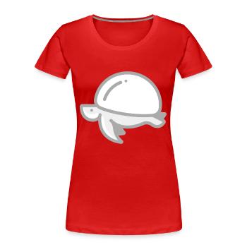 Marine Conservation - Women's Premium Organic T-Shirt - red - Front - Mia (176cm)