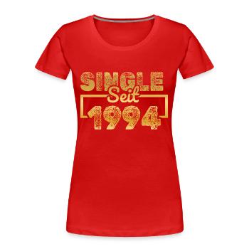 seit 1994 - Frauen Premium Bio T-Shirt - Rot - Vorne - Mia (176cm)