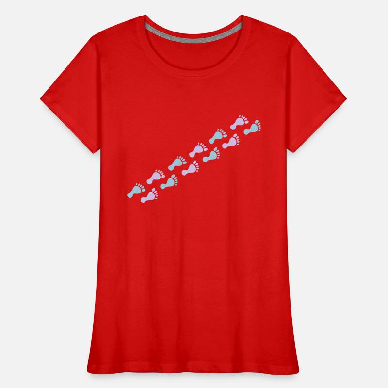 footprints Women's Premium Organic T-Shirt