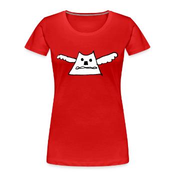 sweet angel - Frauen Premium Bio T-Shirt - Rot - Vorne - Mia (176cm)