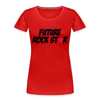 baby - Women's Premium Organic T-Shirt - red - Front - Mia (176cm)