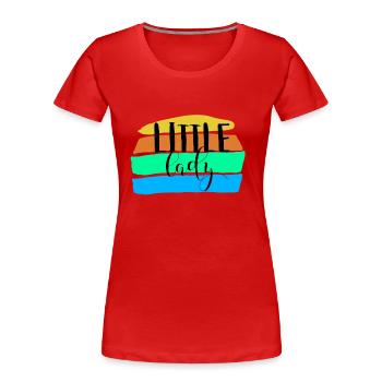 Little Lady - Women's Premium Organic T-Shirt - red - Front - Mia (176cm)