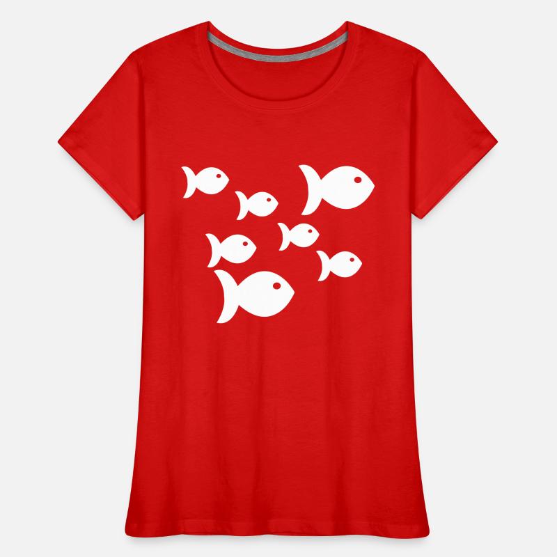 Poissons T-shirt bio Premium Femme