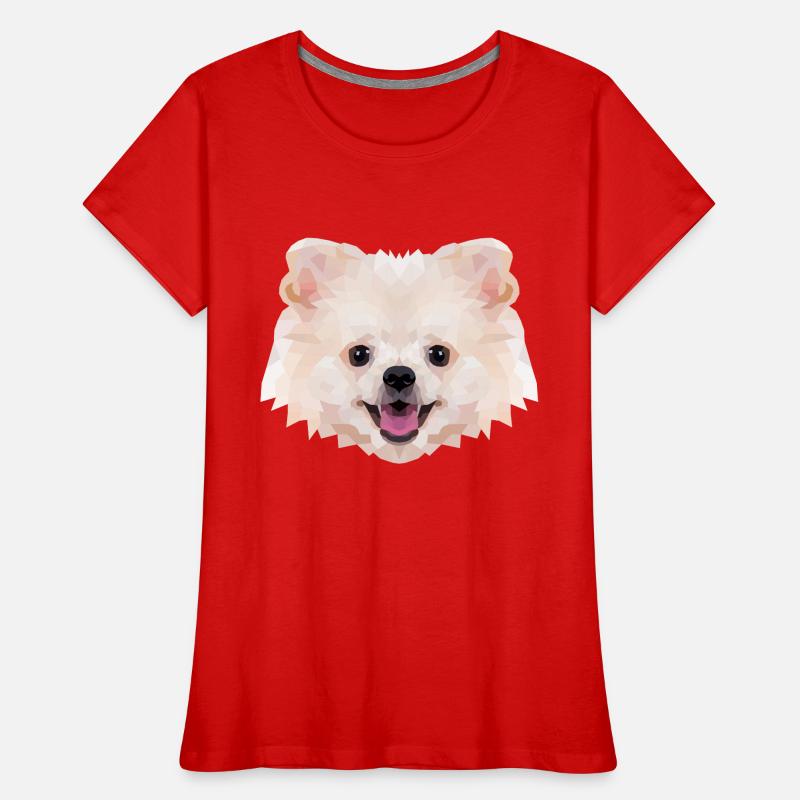 Polyart Dwarf Spitz Women's Premium Organic T-Shirt