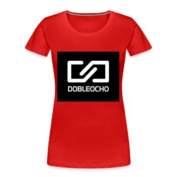 Doppel-Acht - Frauen Premium Bio T-Shirt - Rot - Vorne - Mia (176cm)
