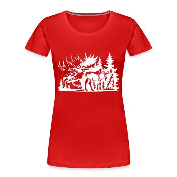 Sweden Sweden Viking Norden Scandinavia Midsummer - Women's Premium Organic T-Shirt - red - Front - Mia (176cm)