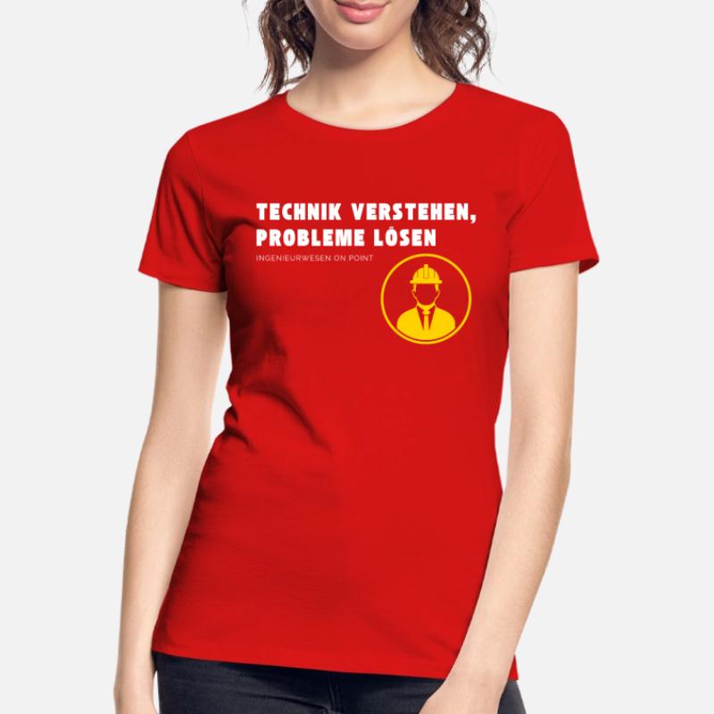 Understanding technology, solving problems Engineering . Women's Premium Organic T-Shirt