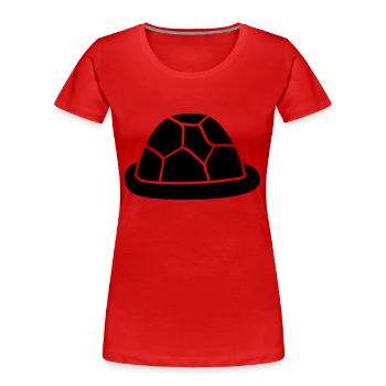 turtle shell blank case small cub baby underwater - Women's Premium Organic T-Shirt - red - Front - Mia (176cm)