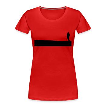 Sherlock Holmes - Frauen Premium Bio T-Shirt - Rot - Vorne - Mia (176cm)