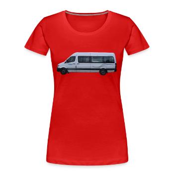 Motorhome AUS and NZ - Women's Premium Organic T-Shirt - red - Front - Mia (176cm)