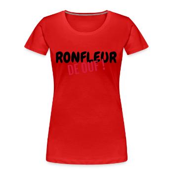 Schnarchen / Schnarcher / Schlaf / Schnarcherin - Frauen Premium Bio T-Shirt - Rot - Vorne - Mia (176cm)