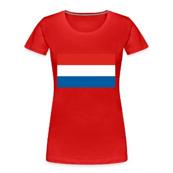 Baskenland - Frauen Premium Bio T-Shirt - Rot - Vorne - Mia (176cm)