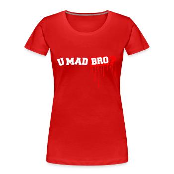 FRANGIN? - T-shirt bio Premium Femme - rouge - Devant - Mia (176cm)