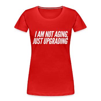 60. Geburtstag Geschenkidee - Frauen Premium Bio T-Shirt - Rot - Vorne - Mia (176cm)