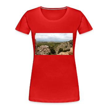 lost place Empros Therme bei den Therma Springs - Frauen Premium Bio T-Shirt - Rot - Vorne - Mia (176cm)