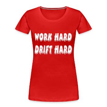 Auto - Frauen Premium Bio T-Shirt - Rot - Vorne - Mia (176cm)