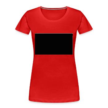 schwarz - Frauen Premium Bio T-Shirt - Rot - Vorne - Mia (176cm)