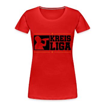 kreis liga trinken - Frauen Premium Bio T-Shirt - Rot - Vorne - Mia (176cm)