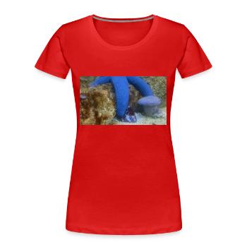 Blue Starfish - Women's Premium Organic T-Shirt - red - Front - Mia (176cm)