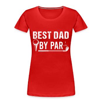 Golfer Golfing Vintage Golf Masters Golfspieler - Frauen Premium Bio T-Shirt - Rot - Vorne - Mia (176cm)