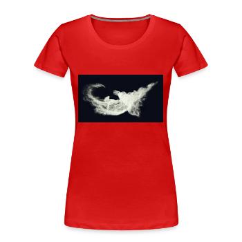 Nocturnal/Lost [Third] - Women's Premium Organic T-Shirt - red - Front - Mia (176cm)