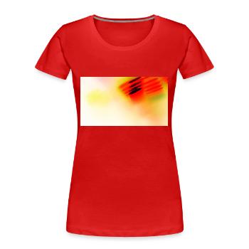 Art 8 - Frauen Premium Bio T-Shirt - Rot - Vorne - Mia (176cm)