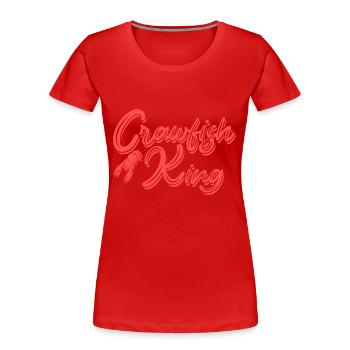 Langusten Languste - Frauen Premium Bio T-Shirt - Rot - Vorne - Mia (176cm)