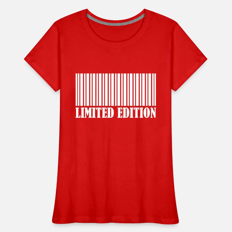 Code-barres édition limitée T-shirt bio Premium Femme